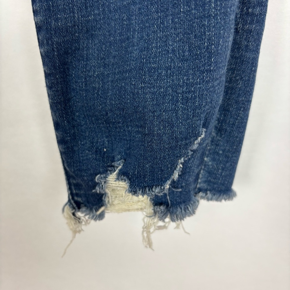 Abercrombie & Fitch Curve Love High Rise Super Skinny Ankle Jeans Distressed 27 - Picture 3 of 7